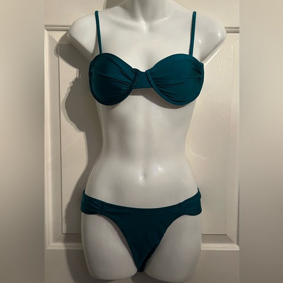 Teal‎ Women's Swimwear Set Medium - Picture 1 of 8